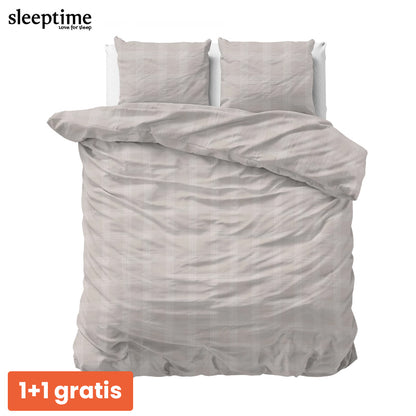 1+1 actie - Dekbedovertrek Mirela Zand