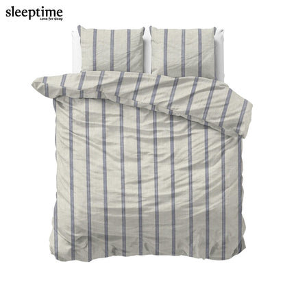 Sleeptime Nautic Beige Dekbedovertrek – Stijlvol en Rustgevend Dekbedovertrek met Maritieme Look