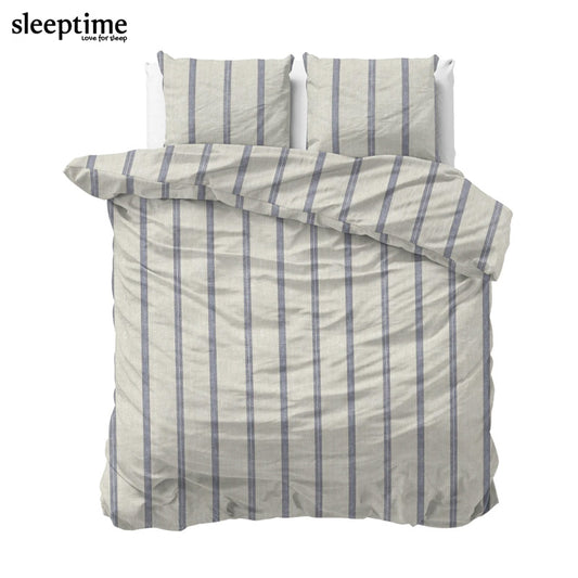 Sleeptime Nautic Beige Dekbedovertrek – Stijlvol en Rustgevend Dekbedovertrek met Maritieme Look
