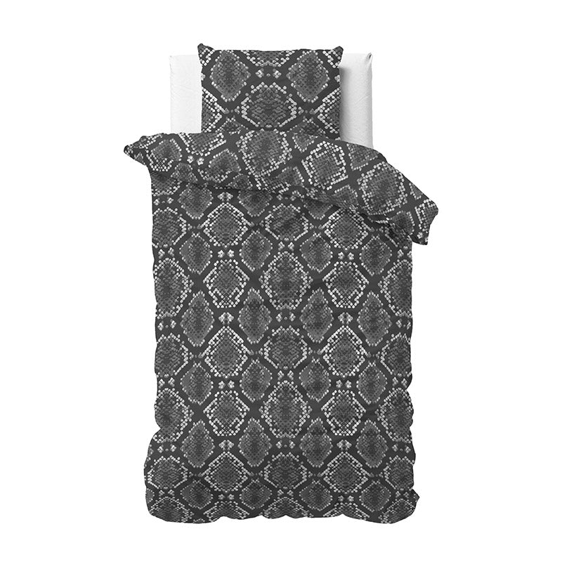 1+1 actie - Dekbedovertrek Riley Antraciet