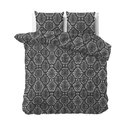 1+1 actie - Dekbedovertrek Riley Antraciet