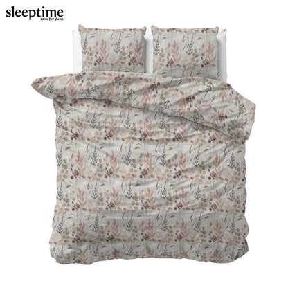 Sleeptime Pure Dekbedovertrek Serta Grijs – Luxe Katoenen Dekbedovertrek
