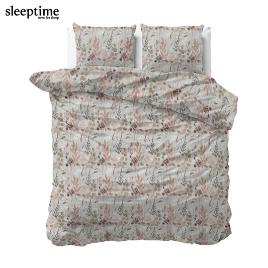 Sleeptime Pure Dekbedovertrek Serta Grijs – Luxe Katoenen Dekbedovertrek