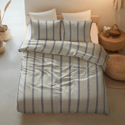 Sleeptime Nautic Beige Dekbedovertrek – Stijlvol en Rustgevend Dekbedovertrek met Maritieme Look