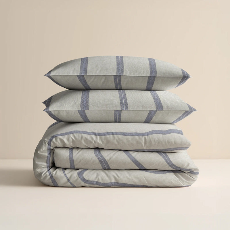 Sleeptime Nautic Beige Dekbedovertrek – Stijlvol en Rustgevend Dekbedovertrek met Maritieme Look