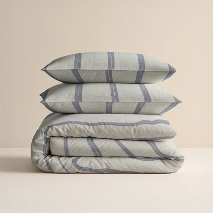 Sleeptime Nautic Beige Dekbedovertrek – Stijlvol en Rustgevend Dekbedovertrek met Maritieme Look