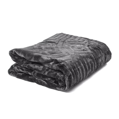 Embossed Zeta Deken 200 x 240 – Zacht, Warm & Stijlvol