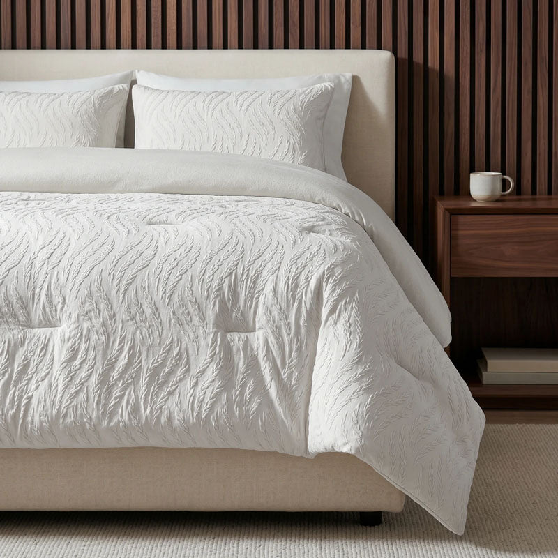 Lazy Dekbed met Kussenslopen – Luxe All-in-One Dekbed Set in Beige & Grijs
