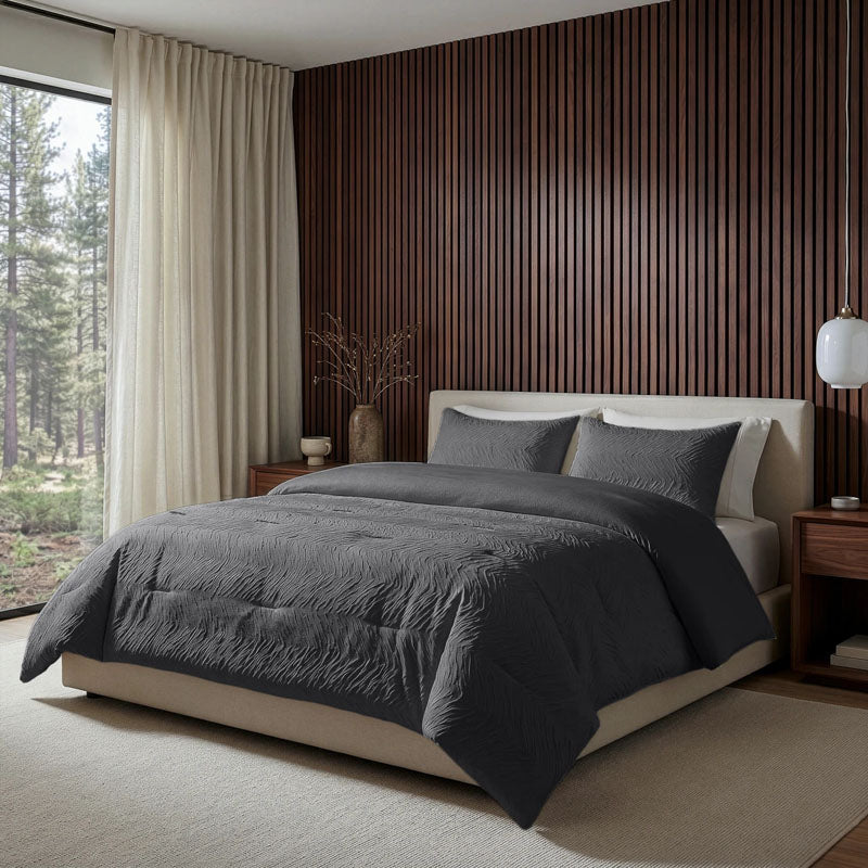 Lazy Dekbed met Kussenslopen – Luxe All-in-One Dekbed Set in Beige & Grijs