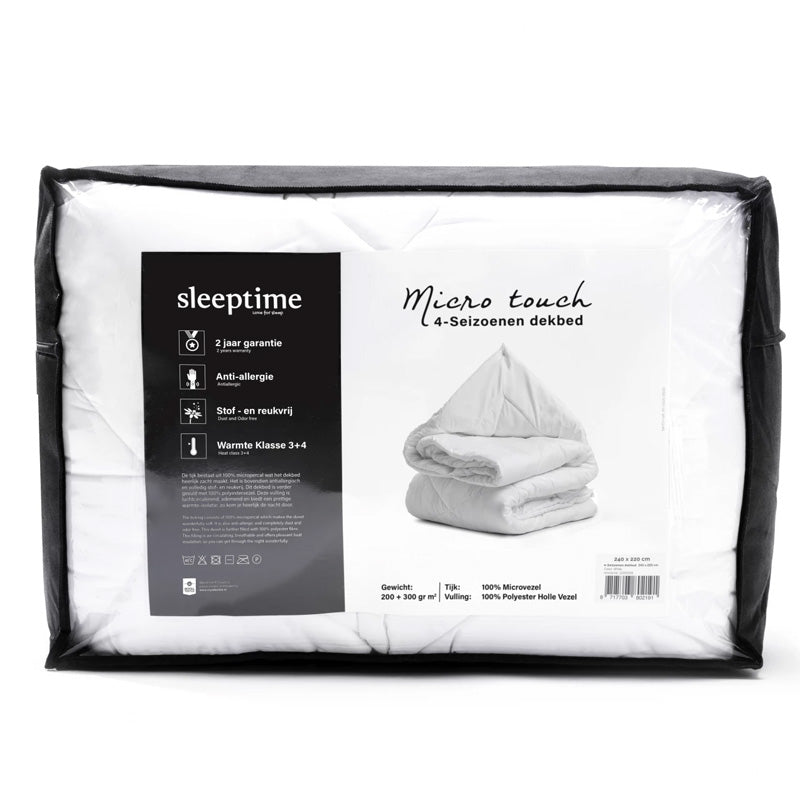 Micro Touch 4 Seizoenen Dekbed – Comfortabel en Ademend Dekbed voor Elk Seizoen