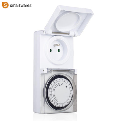 Outdoor Tijdschakelaar – Analoog – Voor Buitengebruik