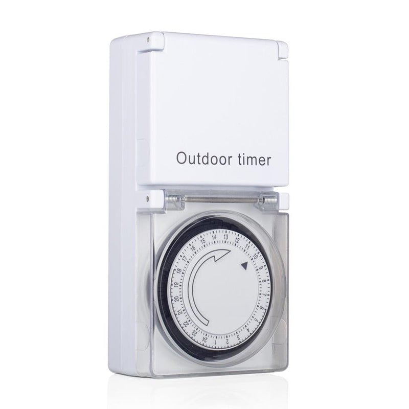 Outdoor Tijdschakelaar – Analoog – Voor Buitengebruik