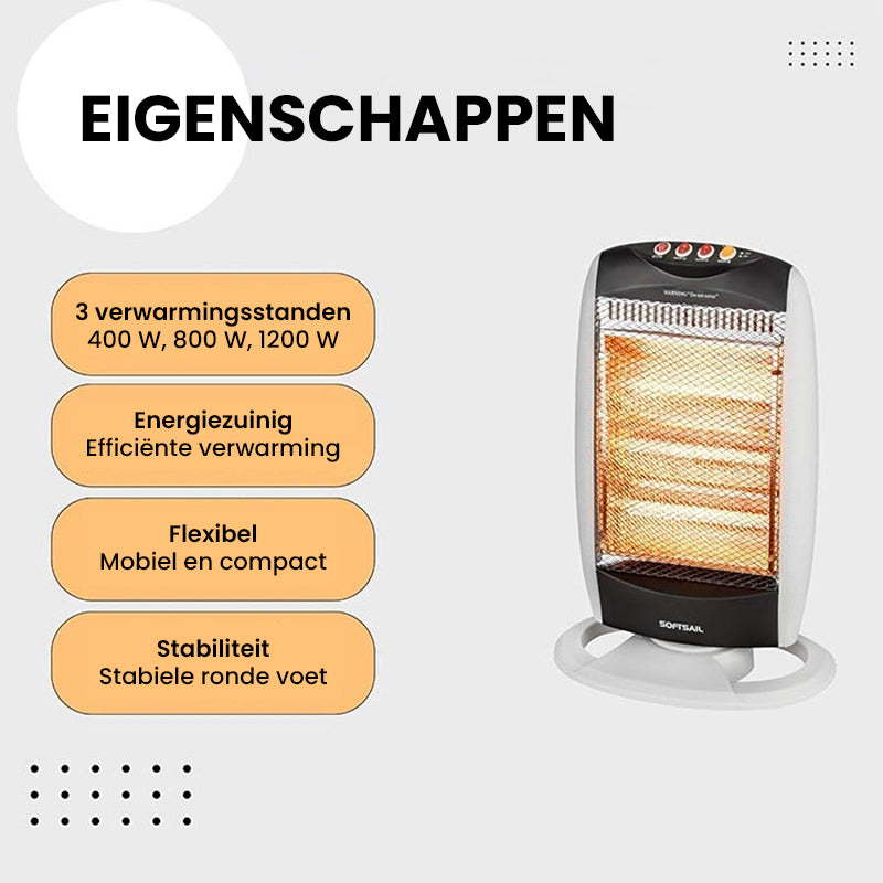 Softsail Halogen Heater - 3 warmtestanden