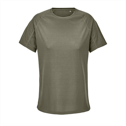 SOL'S Vortex Women Sport T-shirt – Lichtgewicht Dames Sportshirt van Gerecycled Polyester