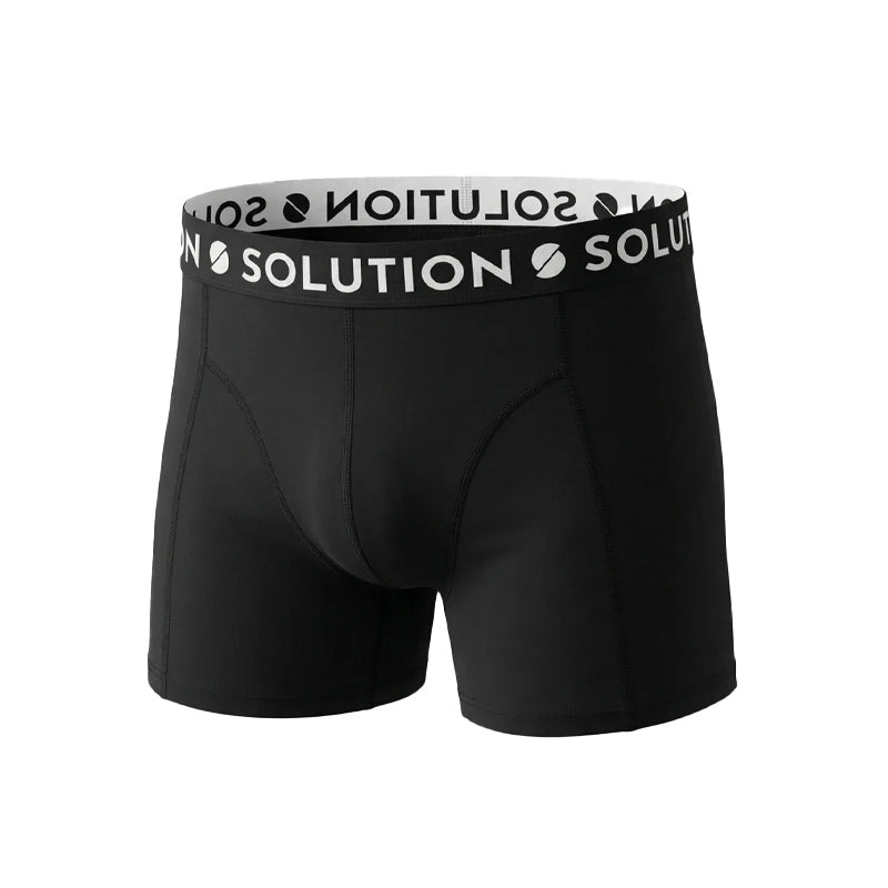 Solution Clothing Boxershorts Heren 3-Pack – Comfortabele Basic Onderbroeken in Zwart