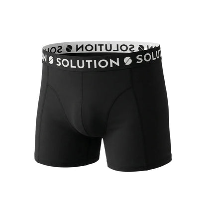 Solution Clothing Boxershorts Heren 3-Pack – Comfortabele Basic Onderbroeken in Zwart
