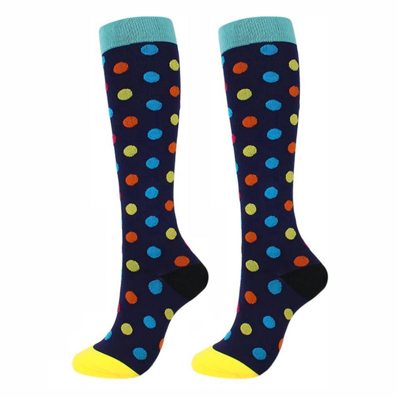 Happy Compressiesokken – Compressiekousen met Print voor Dames & Heren