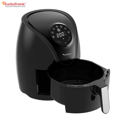 Digitale Airfryer – 3,5 Liter - Zwart/Zilver: Gezond, snel en compact