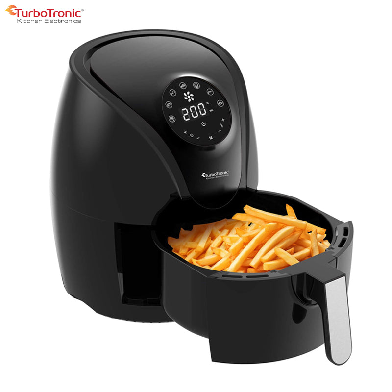 Digitale Airfryer – 3,5 Liter - Zwart/Zilver: Gezond, snel en compact