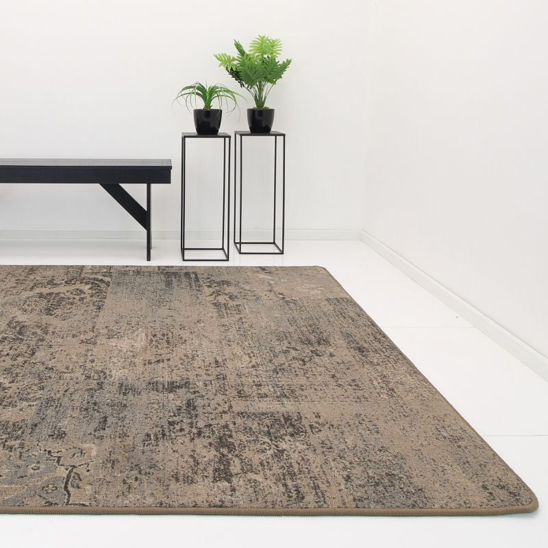 Attrezzo Vloerkleed Vintage Parade Taupe – Stijlvol Vintage Vloerkleed voor Elk Interieur