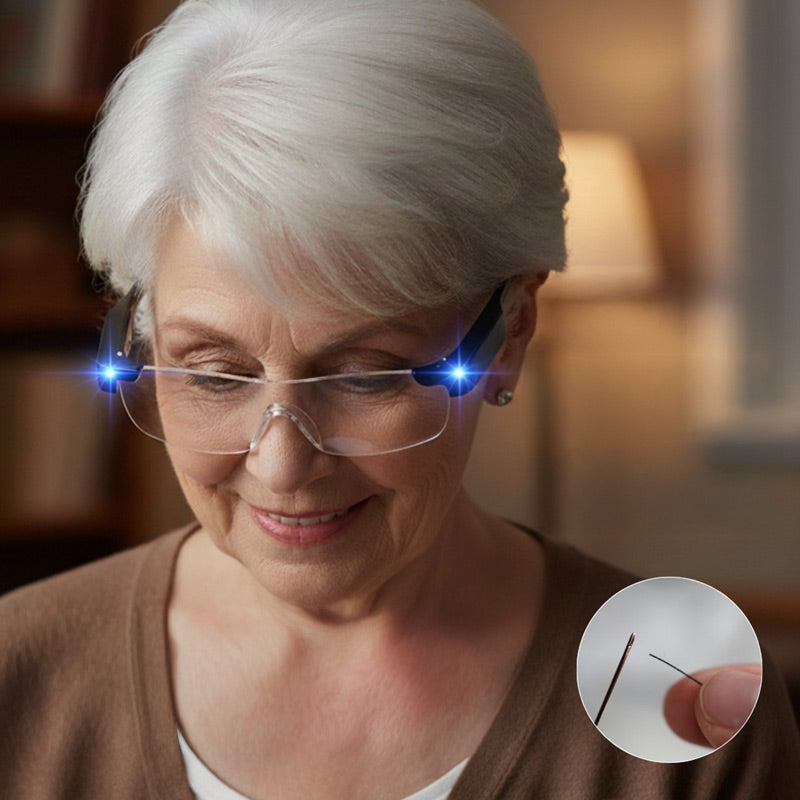 Vergrootglas Bril met LED-licht