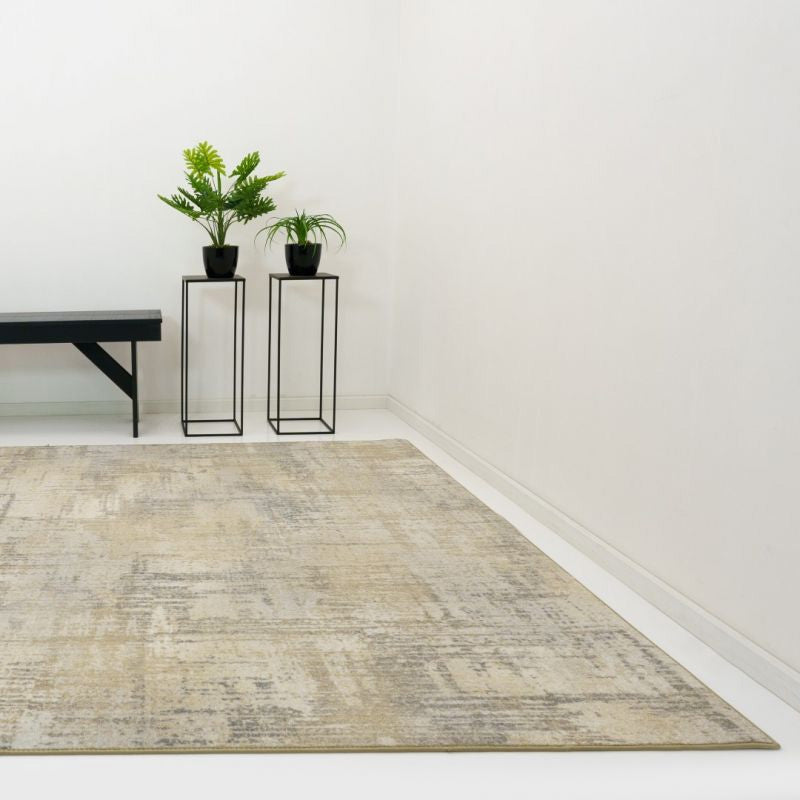 Attrezzo Vloerkleed Xilento Crunch Ivory Grey – Modern en Zacht Vloerkleed in Ivory Grijs