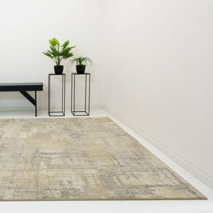 Attrezzo Vloerkleed Xilento Crunch Ivory Grey – Modern en Zacht Vloerkleed in Ivory Grijs