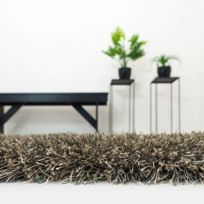 Attrezzo Vloerkleed Xilento Dream Kiezel – Luxe en Zacht Vloerkleed in Natuurlijke Tinten