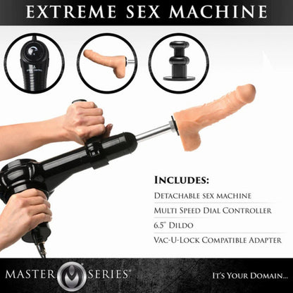 XR Brands Obedience Chair met Sex Machine – Complete Set voor Intensieve Beleving en Stabiliteit