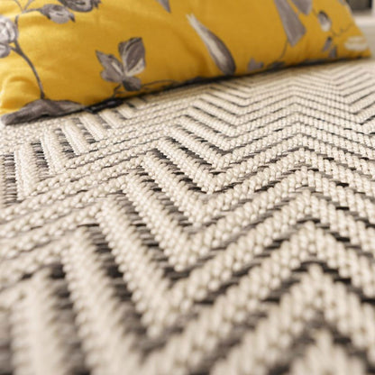Attrezzo Xilento Outdoor Vloerkleed 4027-12 – Rond Buitenkleed voor Tuin en Balkon