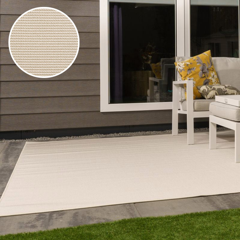 Attrezzo Xilento Outdoor Vloerkleed 4506-16 – Rond Buitenkleed 200 cm voor Tuin en Terras