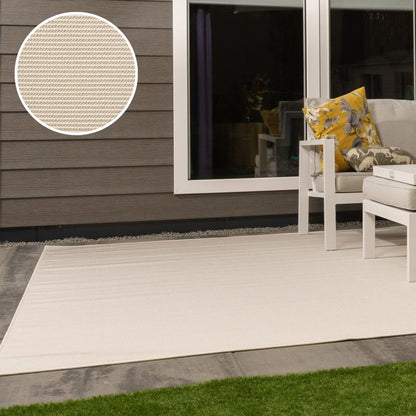 Attrezzo Xilento Outdoor Vloerkleed 4506-16 – Rond Buitenkleed 200 cm voor Tuin en Terras