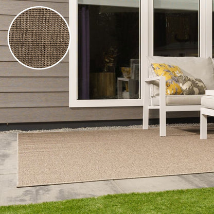 Attrezzo Xilento Outdoor Vloerkleed 4506-88 – Buitenkleed Rond en 200x300 cm voor Tuin en Terras