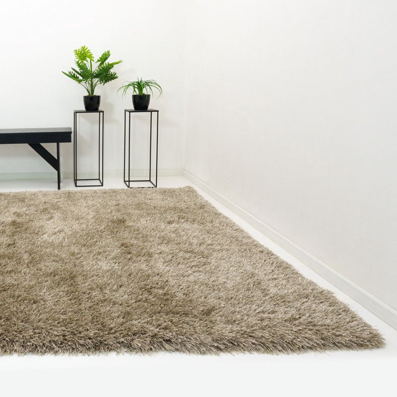 Attrezzo Vloerkleed Xilento Dream Sepia Taupe – 170 x 230 cm - Luxe en Zacht Vloerkleed voor Elk Interieur
