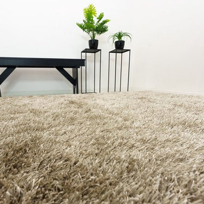 Attrezzo Vloerkleed Xilento Dream Sepia Taupe – 170 x 230 cm - Luxe en Zacht Vloerkleed voor Elk Interieur
