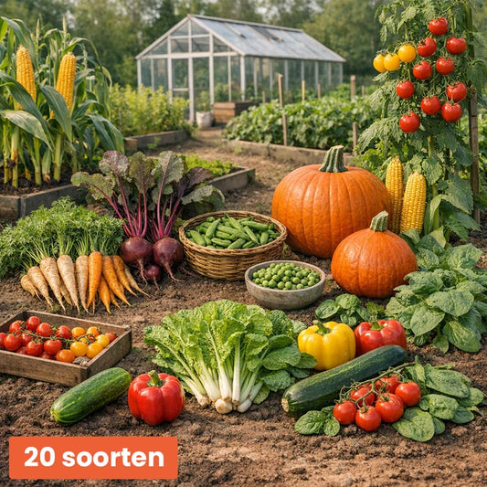 Groente- en Bloemenzaden Pakket – 20 Soorten
